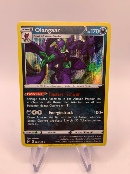 Pokémon Karte Holo Olangaar 125/192 deutsch