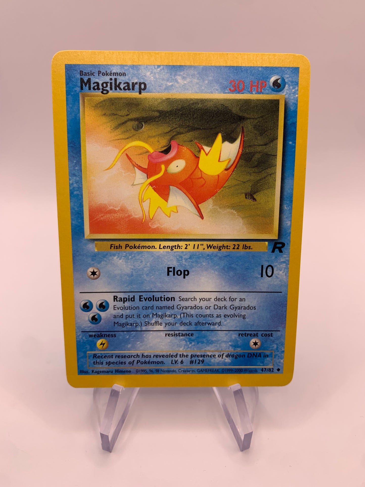 Pokemon Karte Karpador 47/82 Rocket Englisch