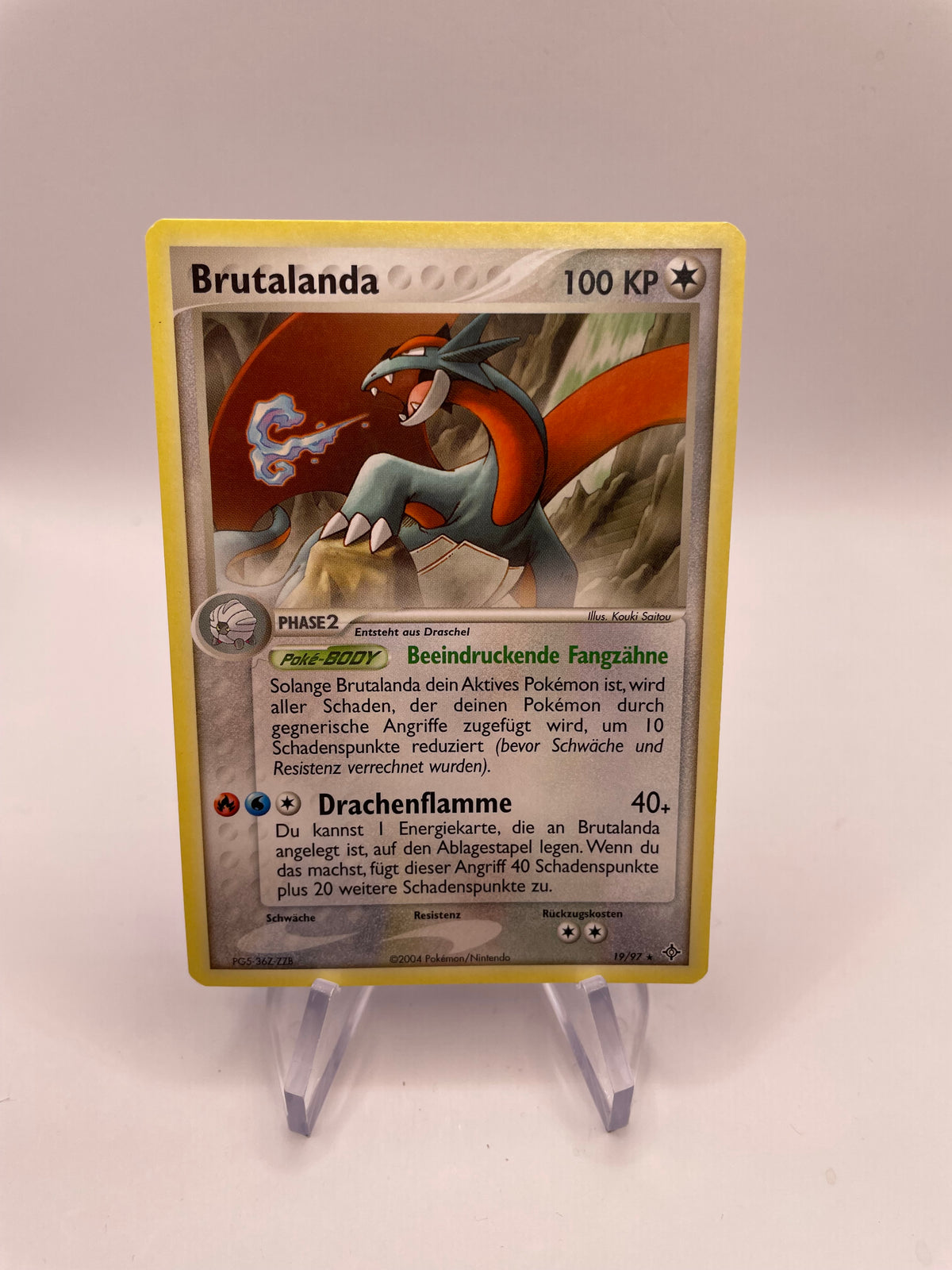 Pokemon Karte Brutalanda 19/97 Deutsch