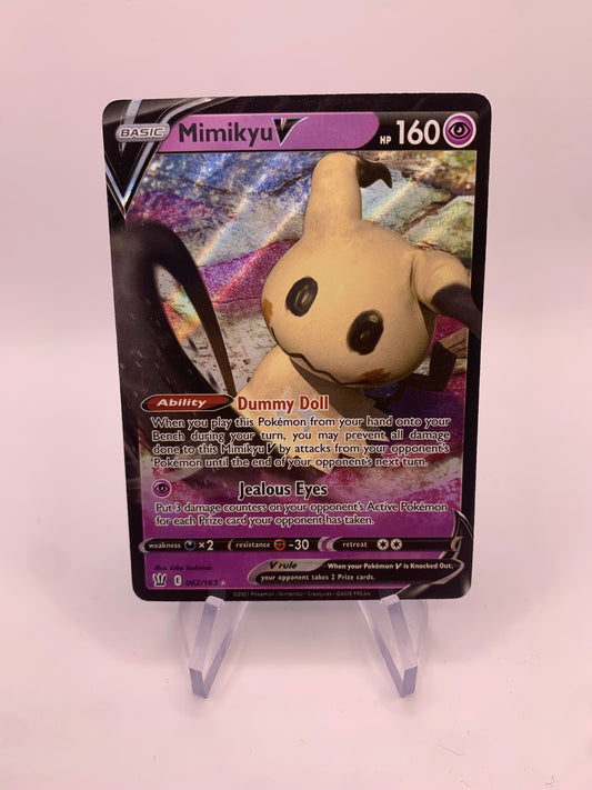 Pokémon Card V Mimikyu 062/163 English