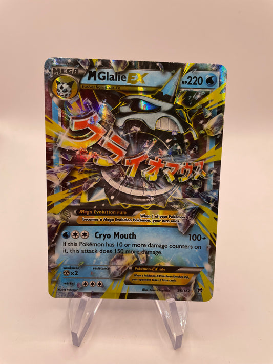 Pokemon Kart EX Mega Glalie 35/162 Englisch