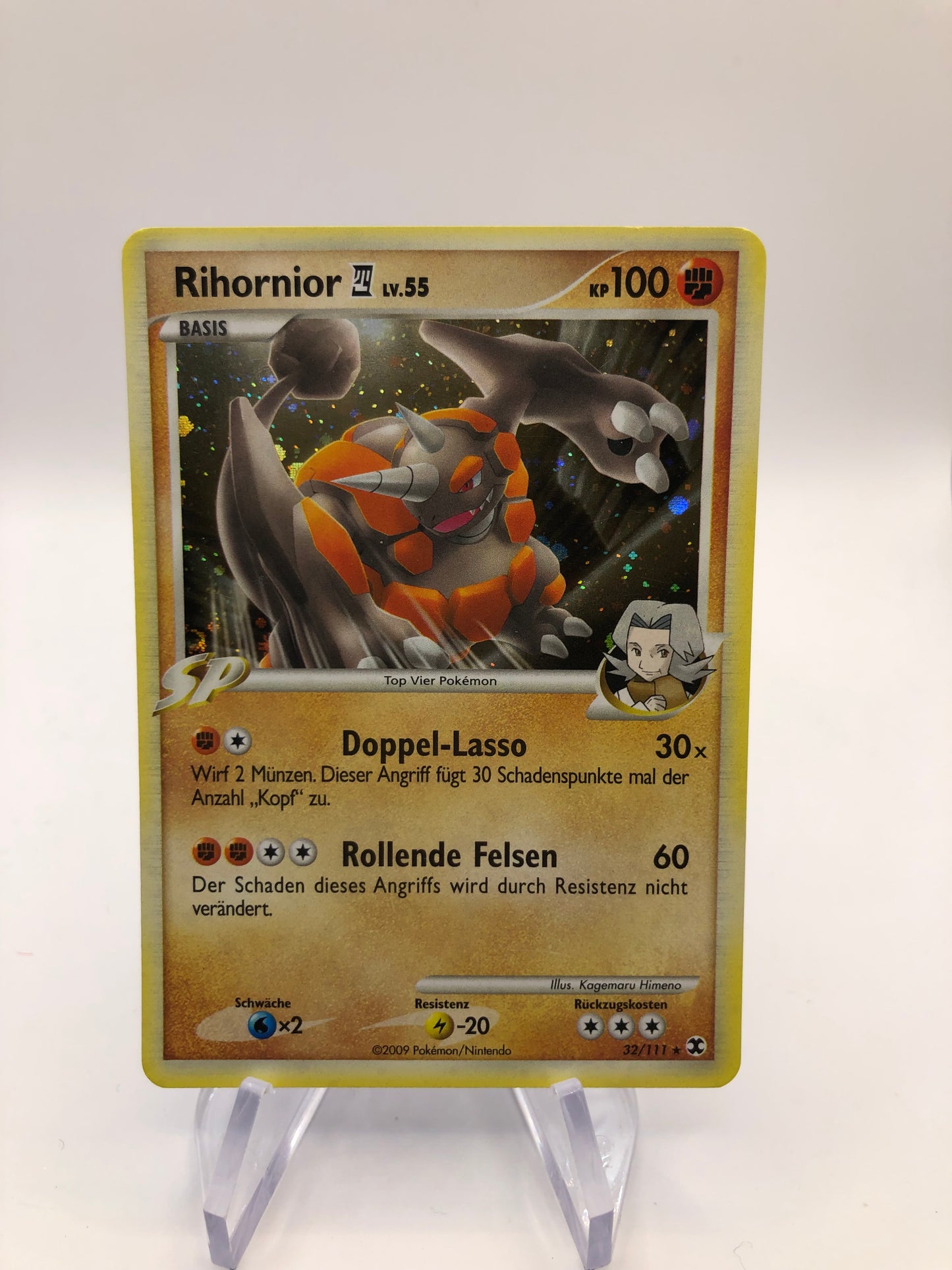 Pokemon Karte Holo Rihornior 32/111 Deutsch