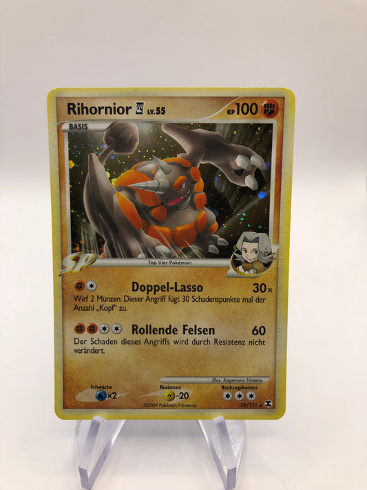 Pokemon Karte Holo Rihornior 32/111 Deutsch