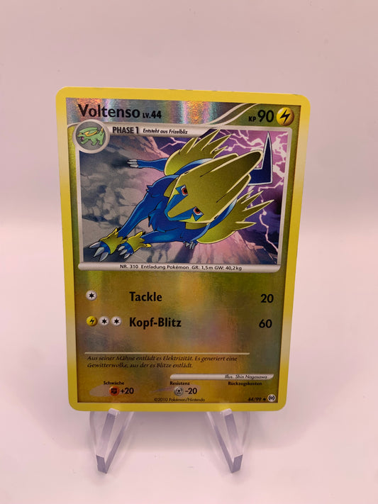 Pokemon Karte Reverse Voltenso 44/99 Deutsch