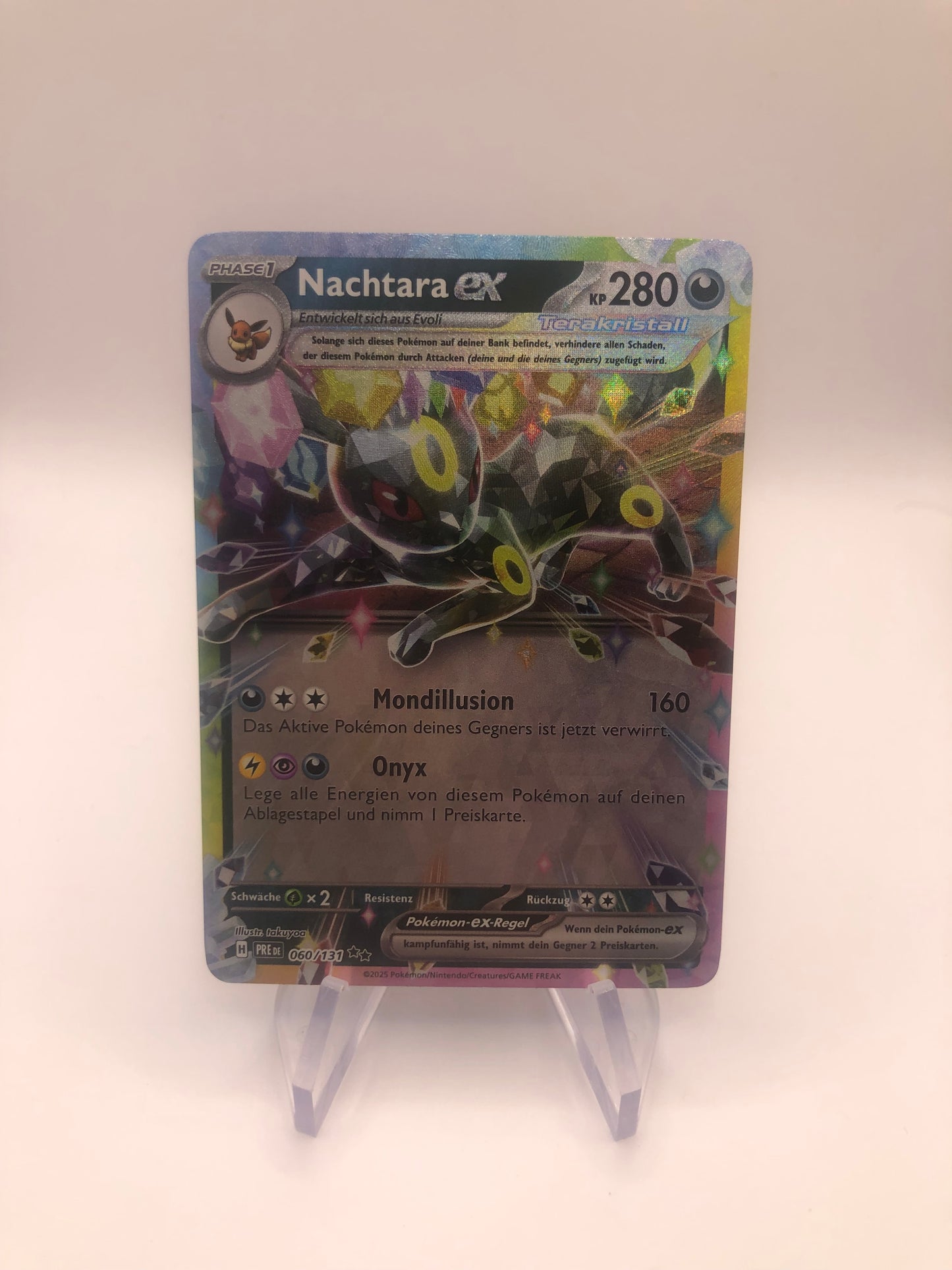 Pokemon Karte EX Nachtara 60/131 Englisch