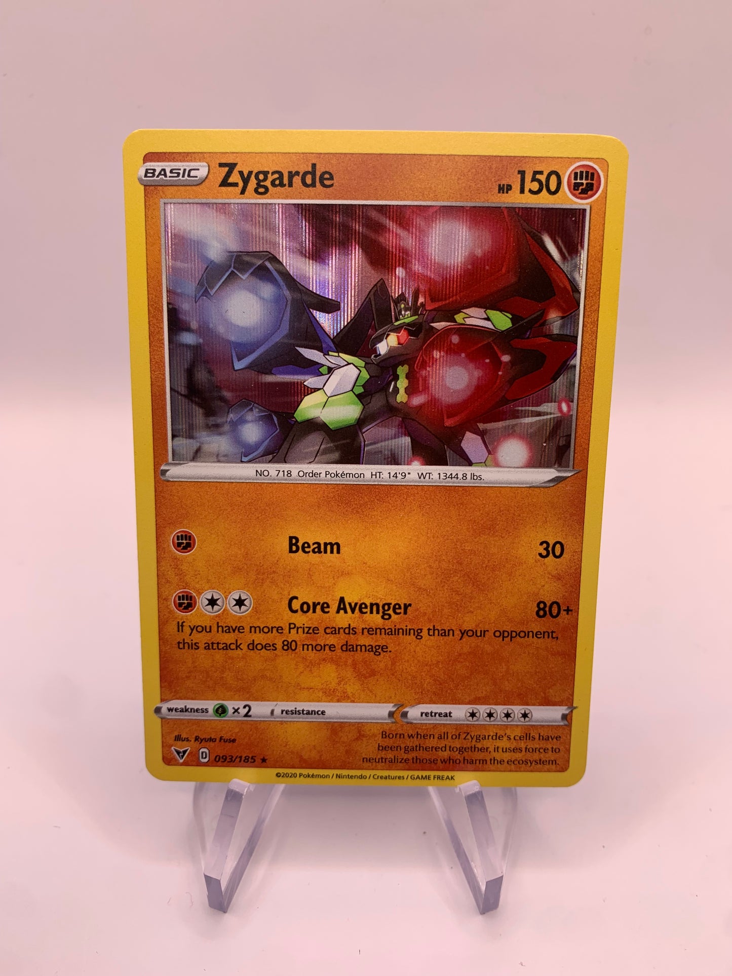 Pokemon Karte Zygarde 93/185 Englisch