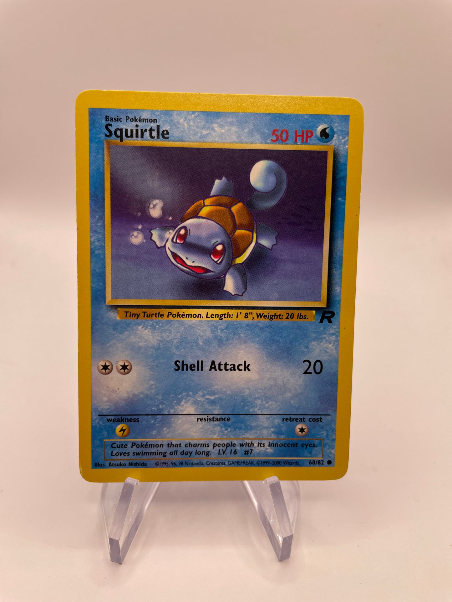 Pokemon Karte Rocket Squirtle 68/82 Englisch