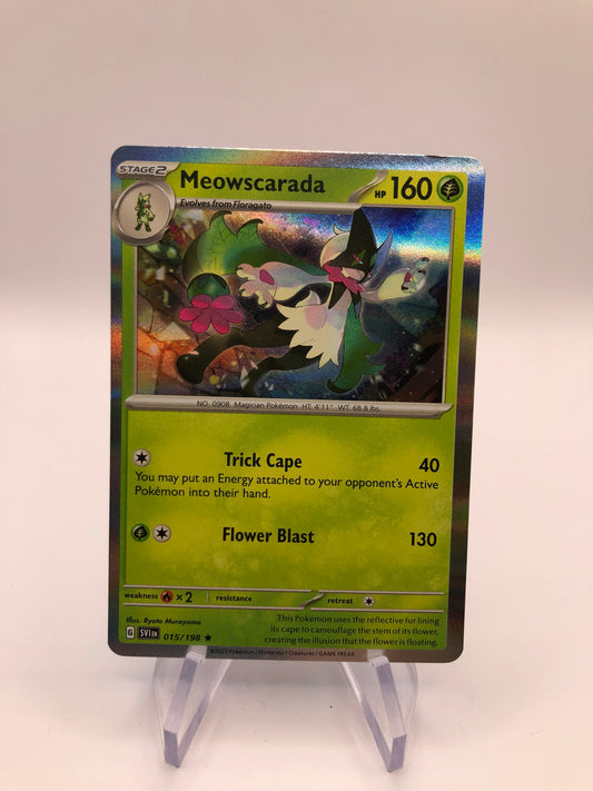 Pokemon Karte Holo Meowscarada 15/198 Englisch