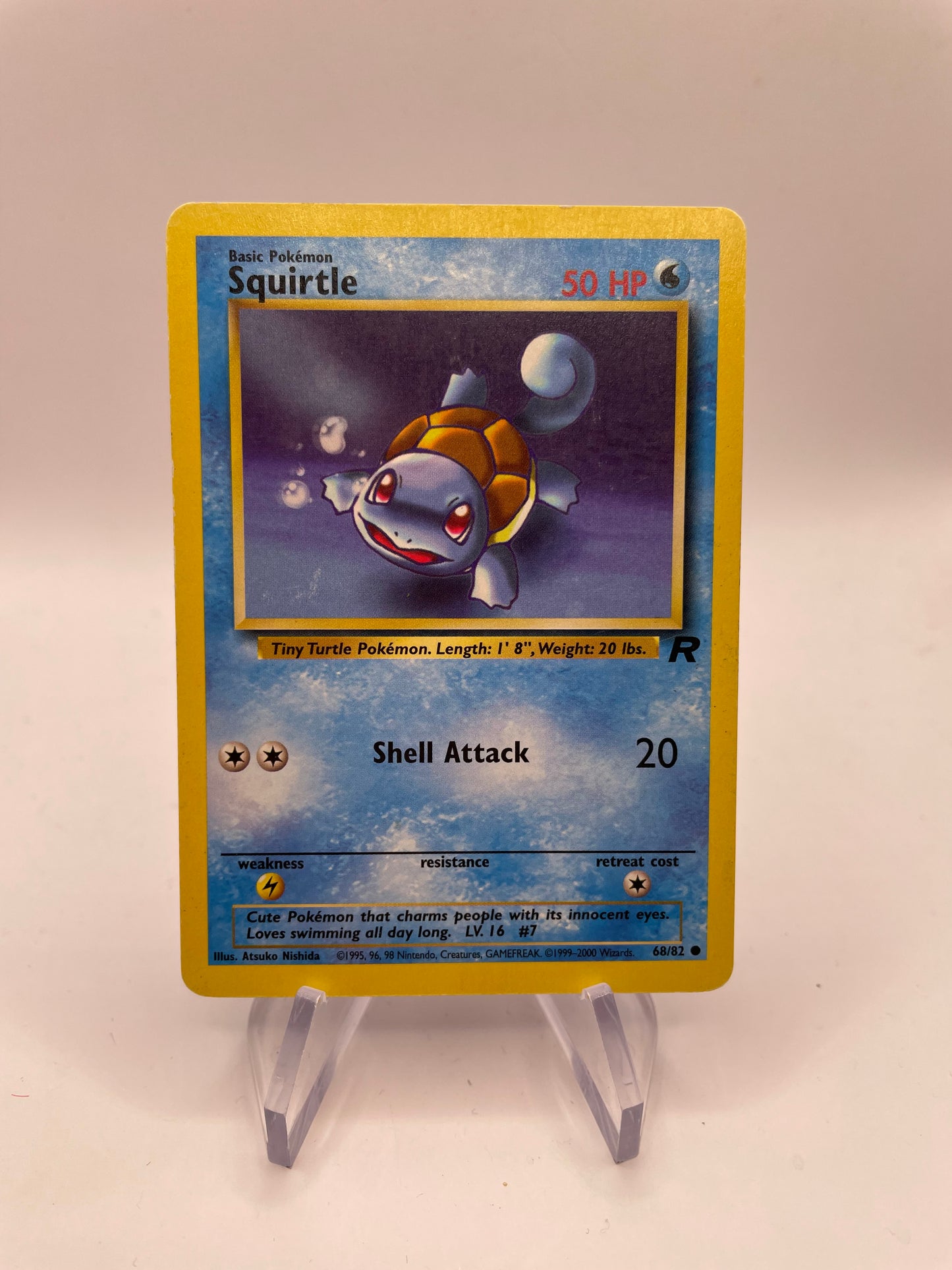 Pokemon Karte Rocket Squirtle 68/82 Englisch