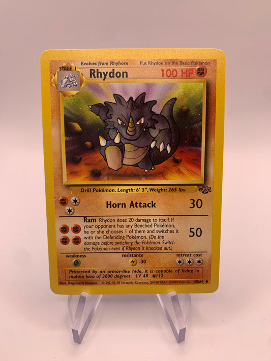 Pokemon card Rizeros 45/64 Jungle English