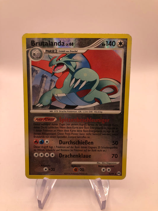Pokemon Karte Revers Brutalanda 8/99  Deutsch