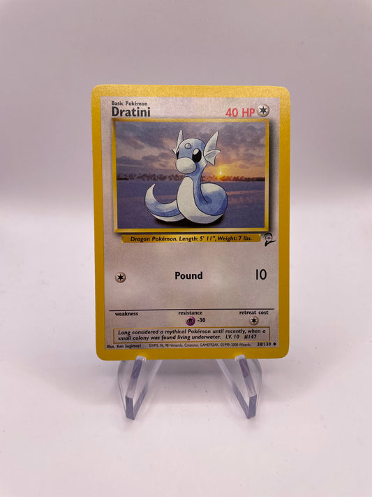 Pokemon Karte Base Set 2 Dratini 38/130 Englisch