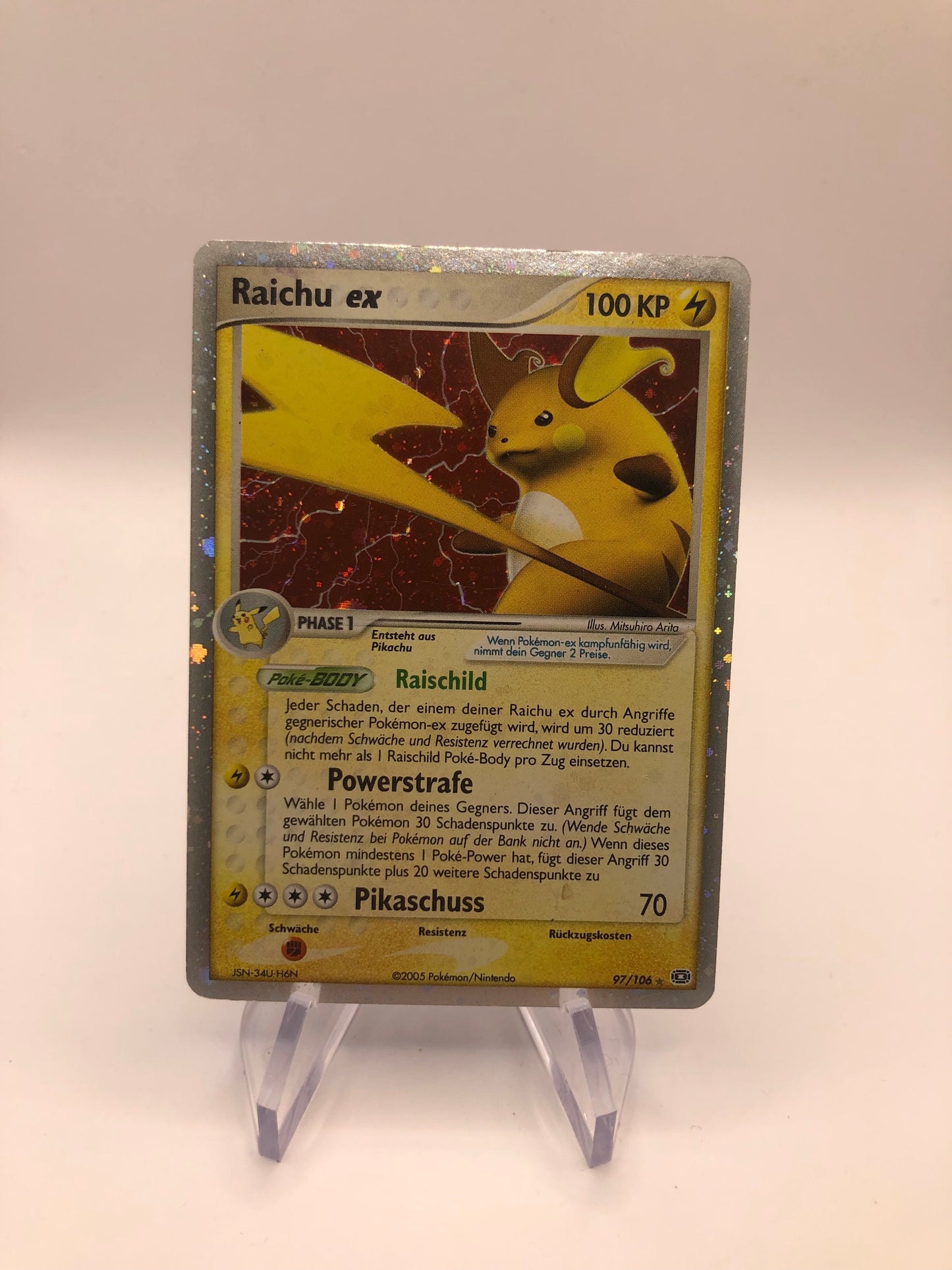 Pokemon Karten Ex Raichu 97/106 Deutsch