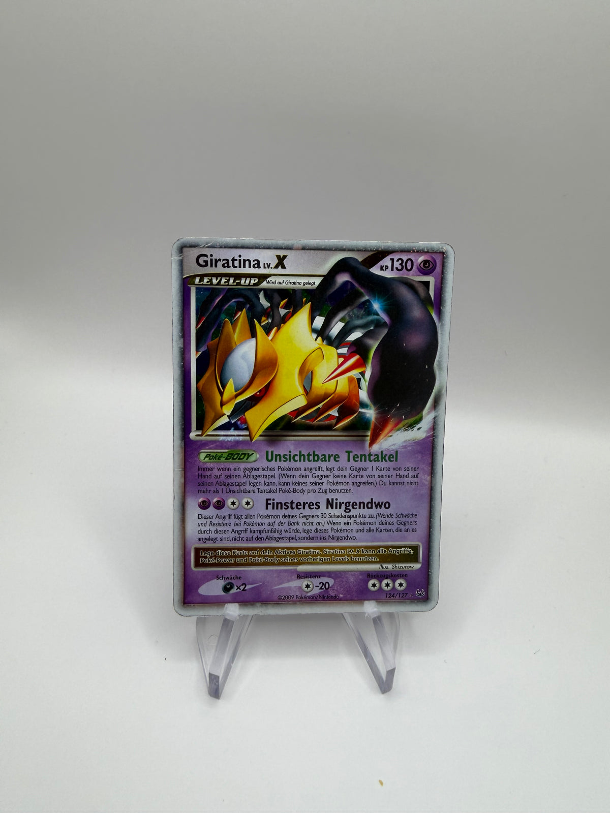 Pokemon Karte Lv.X Giratina 124/127 Deutsch