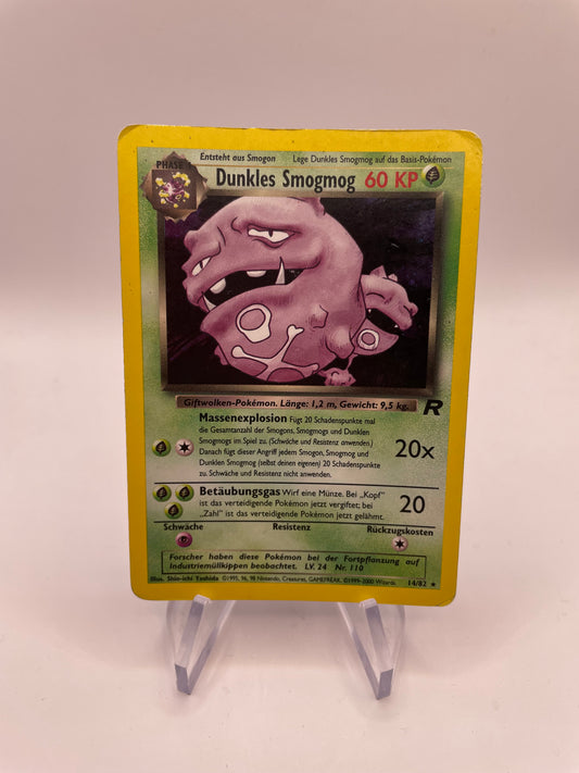 Pokemon Karte Rocket Dunkles Smogmog 14/82 Deutsch