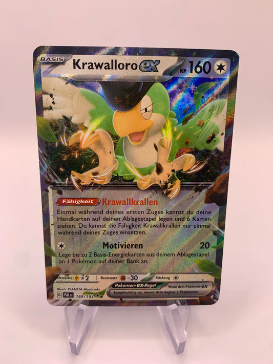 Pokemon Karte Ex Krawalloro 169/193 Deutsch