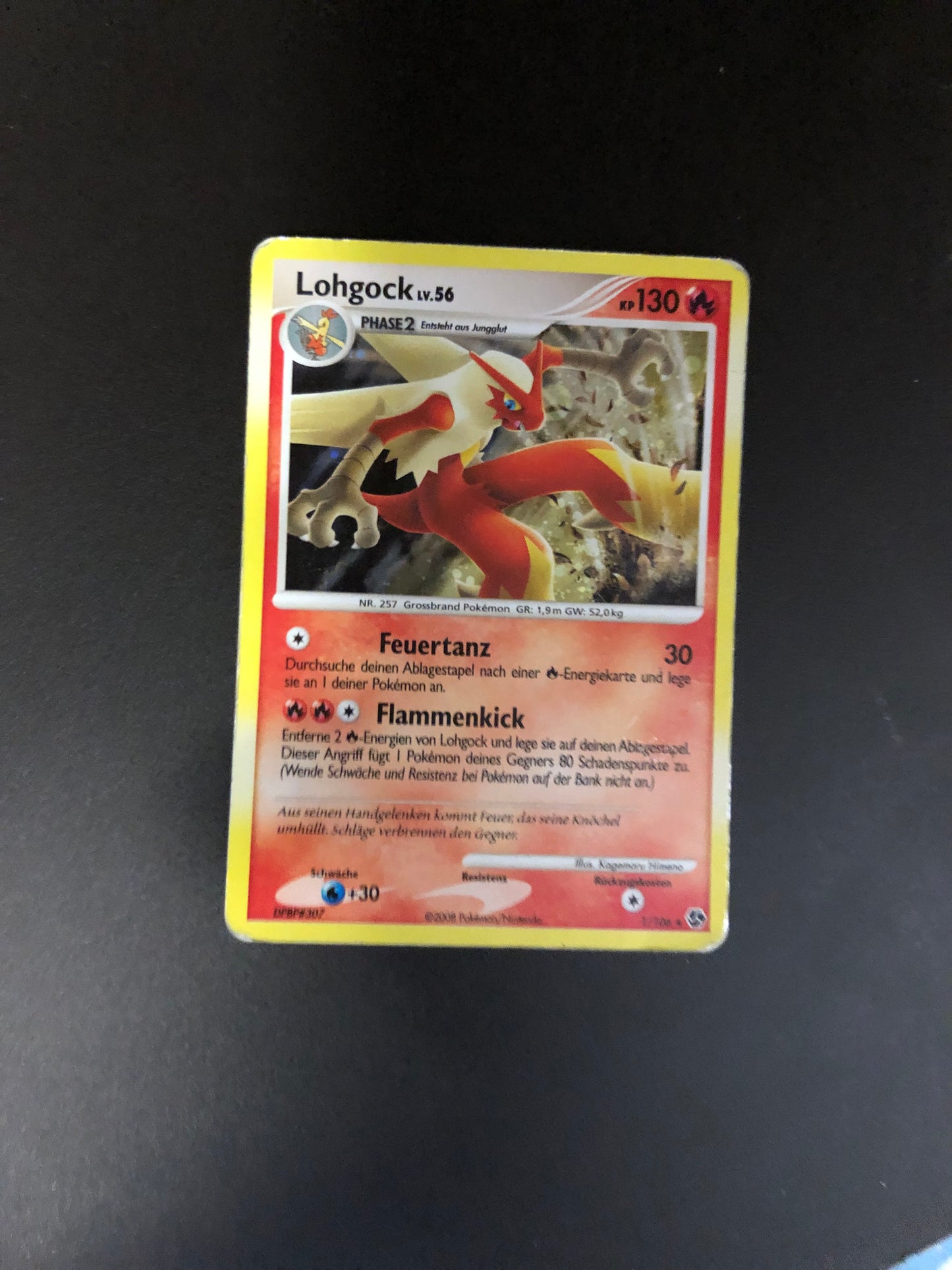 Pokemon Karte Holo Lohgock 1/106 Deutsch