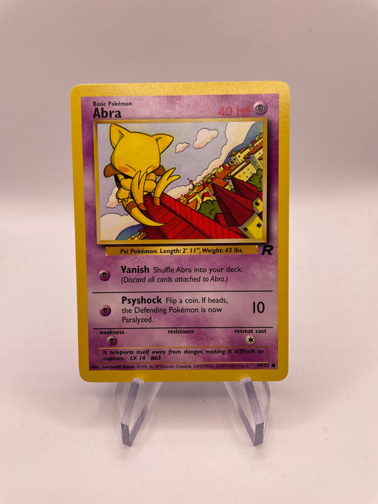 Pokemon Karte Rocket Abra 49/82 Englisch