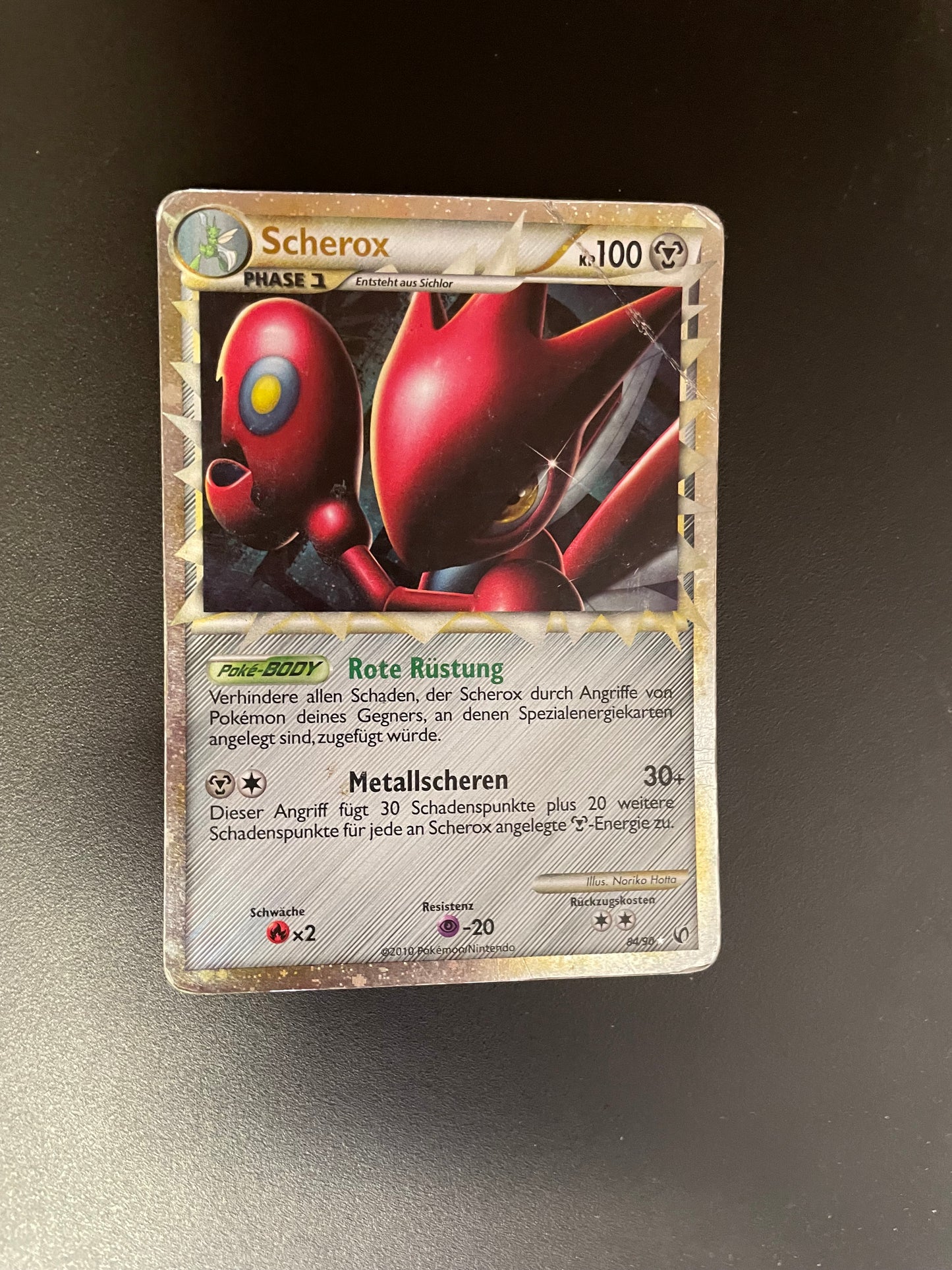Pokemon Karte Prime Scherox 84/90 Deutsch