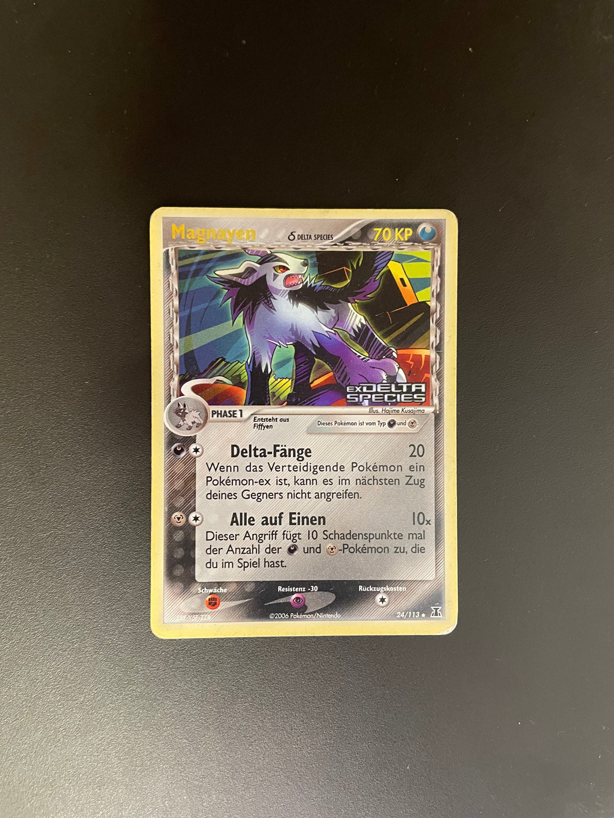Pokémon Karte Delta Species Magnayen 24/113 Deutsch
