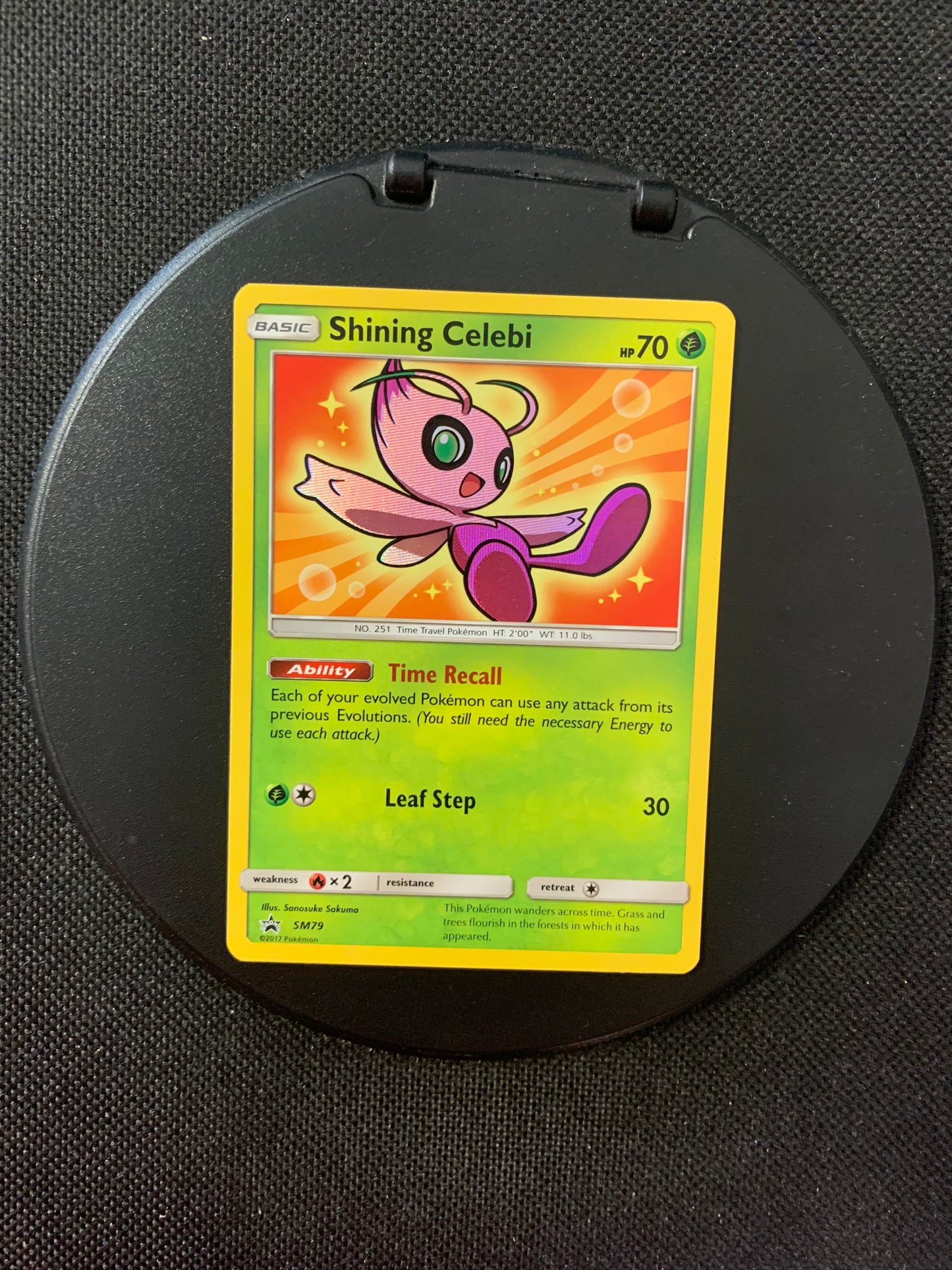 Pokemon card Shiny Shining Celebi SM79 English