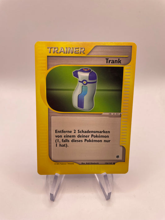 Pokemon Karte e-Series Trainer Trank 156/165 Deutsch