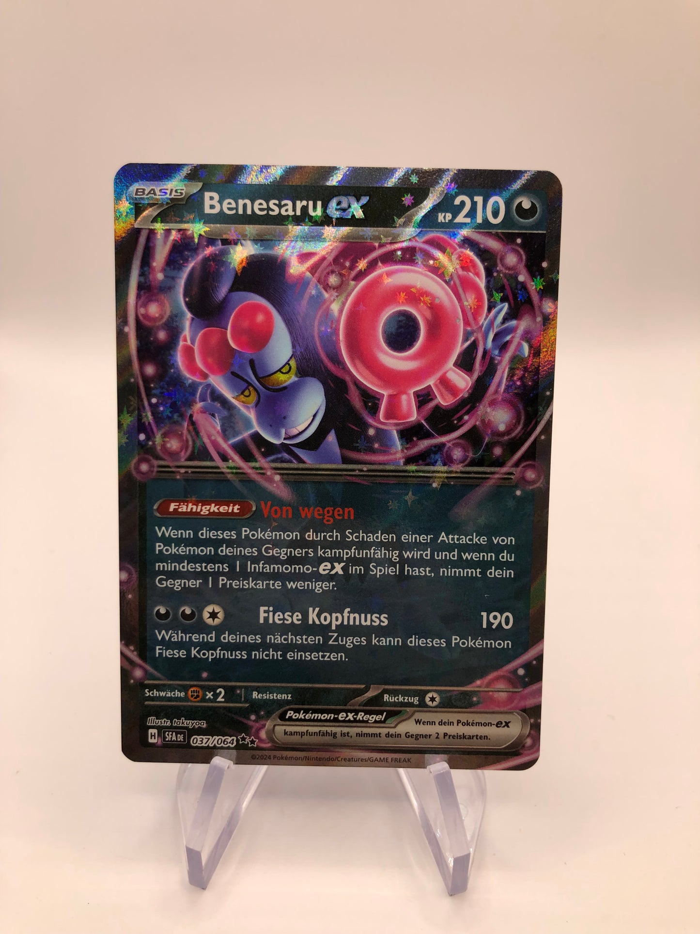 Pokemon Karte Ex Benesaru 37/64 Deutsch