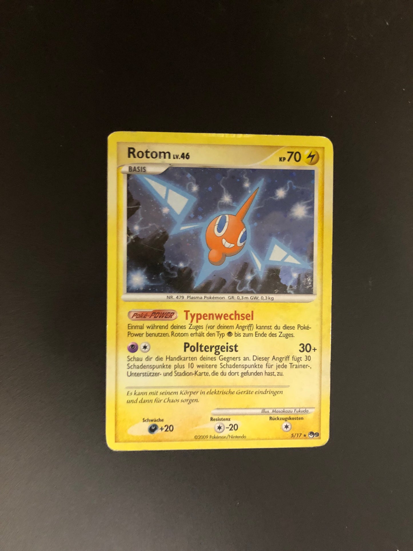 Pokemon Karte Holo Rotom 5/17 Deutsch