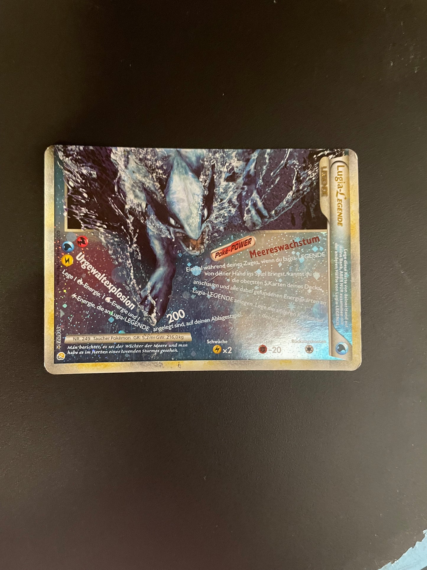 Pokemon Karte Legende Lugia 114/123 Deutsch
