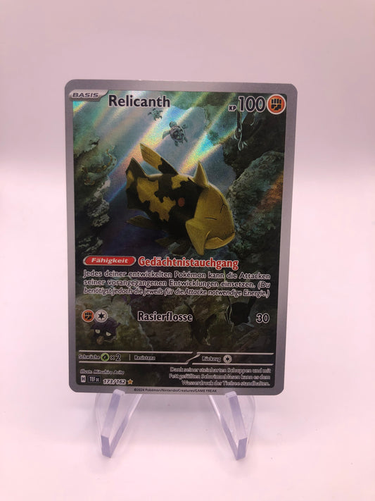 Pokemon Karte Art-Rarw Relicanth 173/162 Deutsch