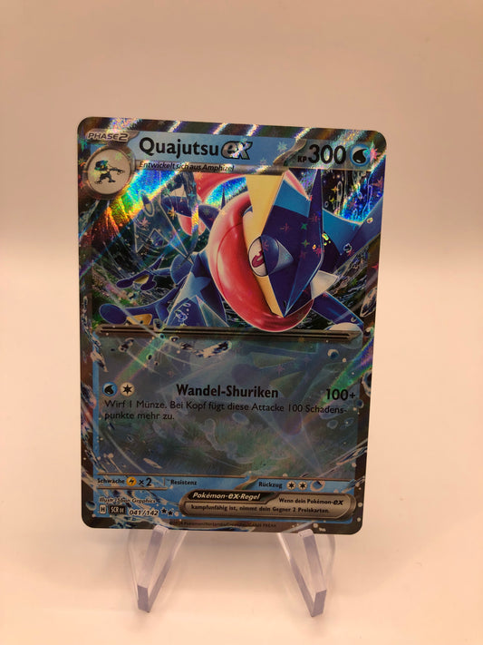Pokemon Karte Ex Quajutsu 41/142 Deutsch