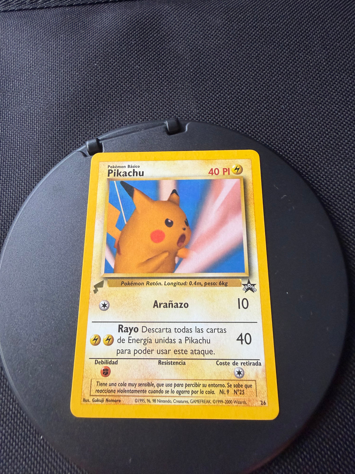 Pokemon Karte World Collection Snap Pikachu 26 Spanisch