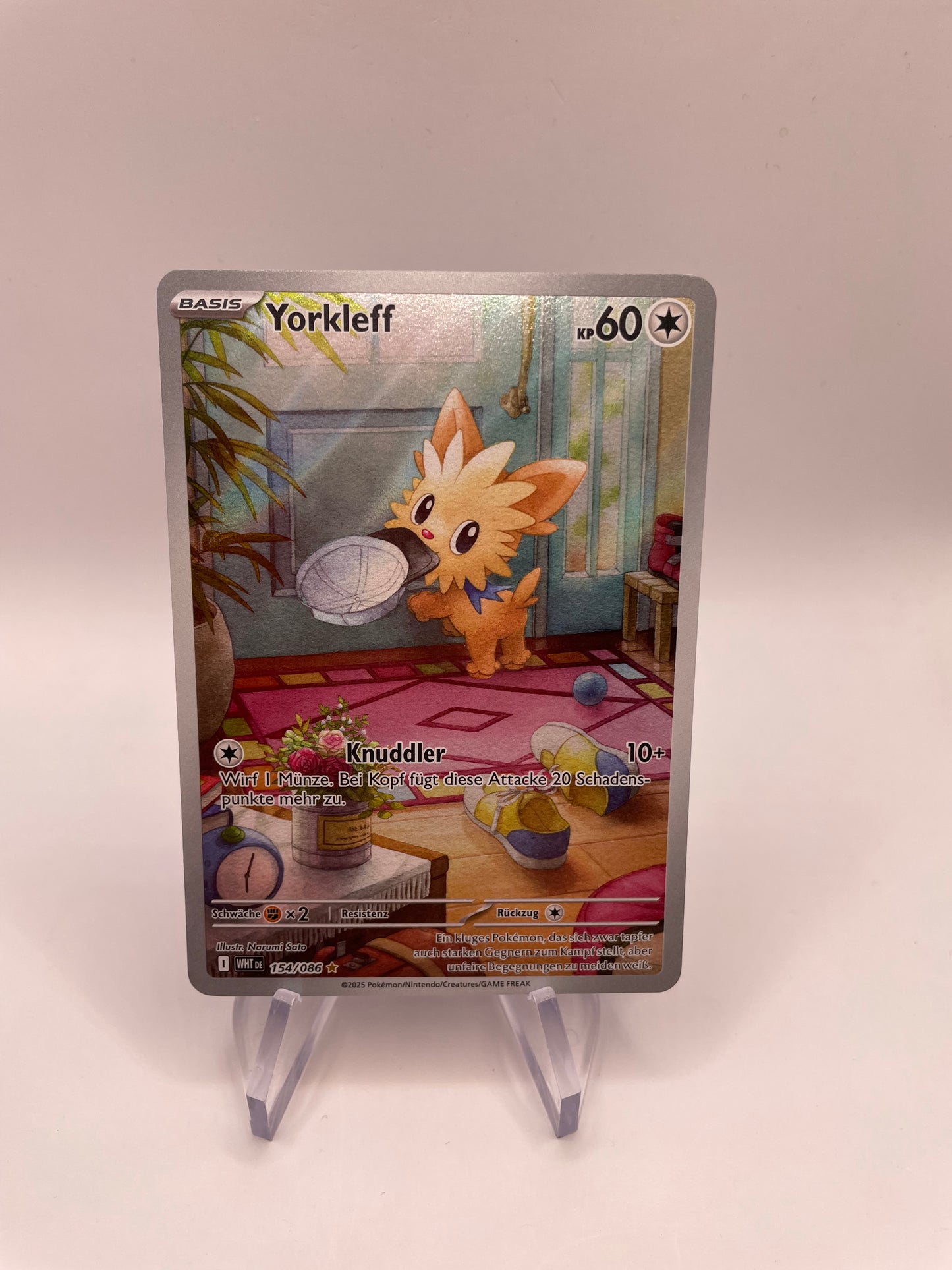 Pokémon Karte Art-Rare Yorkleff 154/86 Deutsch
