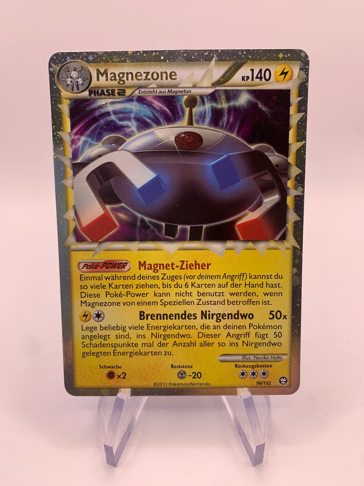 Pokemon Karte Prime Magnezone 96/102 Deutsch