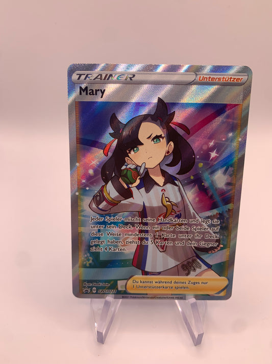 Pokemon Karte Promo Trainer Mary SWSH123 Deutsch