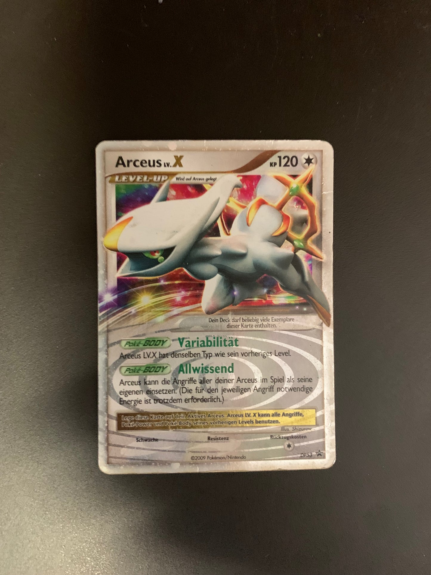 Pokemon Karte Promo Lv.X Arceus DP53 Deutsch