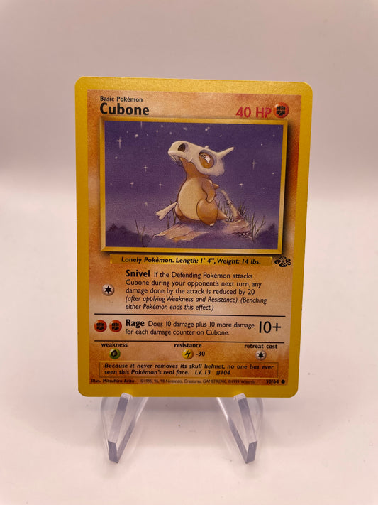 Pokemon Karte Tragosso 50/64 Jungel Englisch