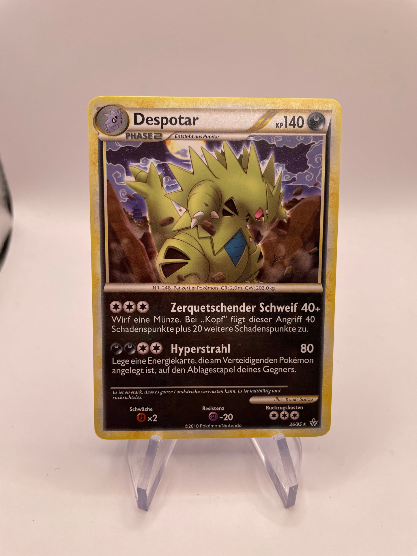 Pokemon Karte Despotar 26/95 Deutsch