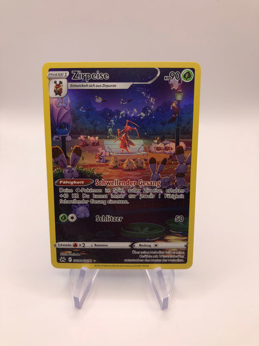 Pokemon Karte Art-Rare Zirpeise GG02/GG70 Deutsch