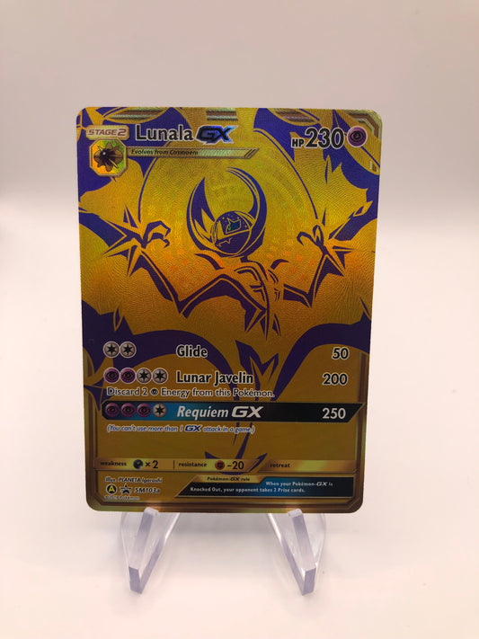 Pokemon Karte Gold Gx Lunala Sm103a Englisch