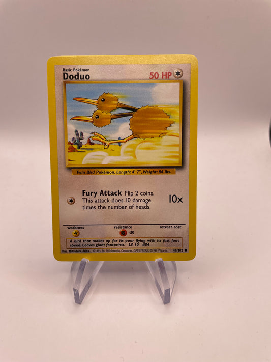 Pokemon Karte Base Set Doduo 48/102 Englisch
