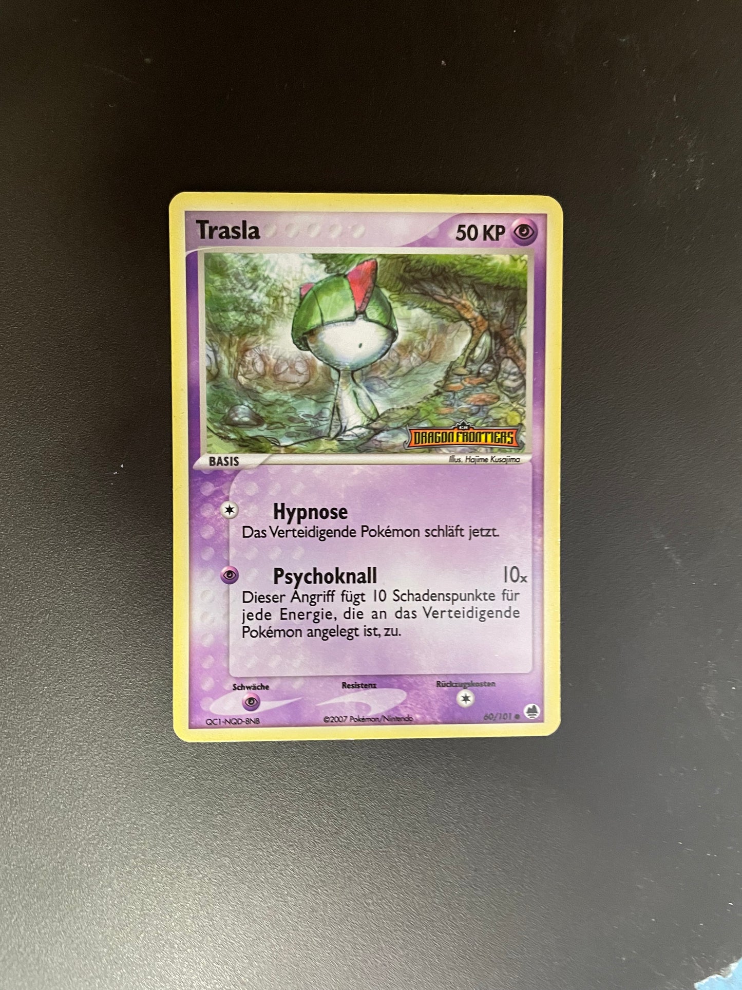 Pokemon Karte Holo Trasla 60/101 Deutsch