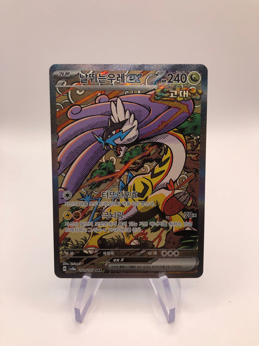 Pokemon Karte EX Alt Art Furienblitz 222/187 Koreanisch