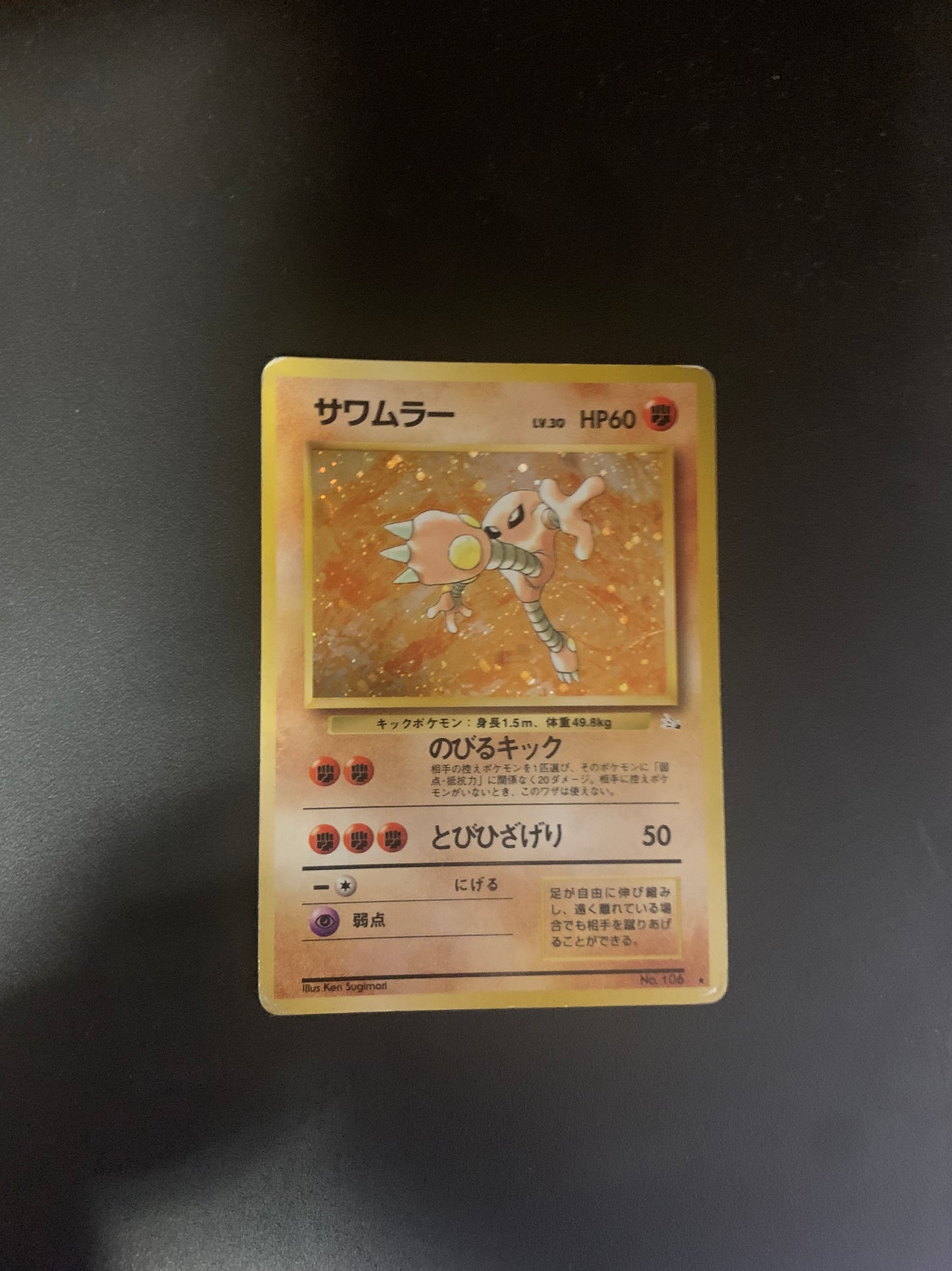 Pokemon Karte Holo Kicklee No.106 Japanische