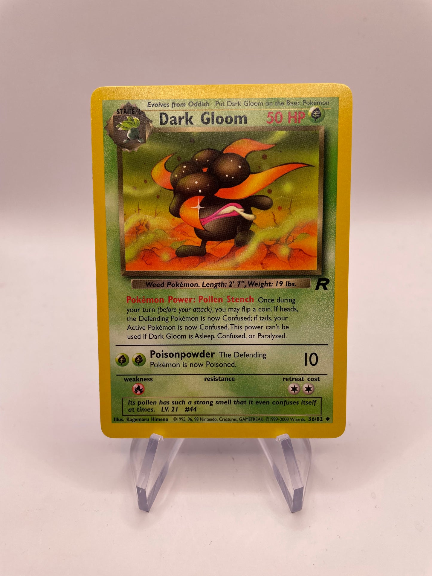 Pokemon Karte Rocket Dark Gloom 36/82 Englisch
