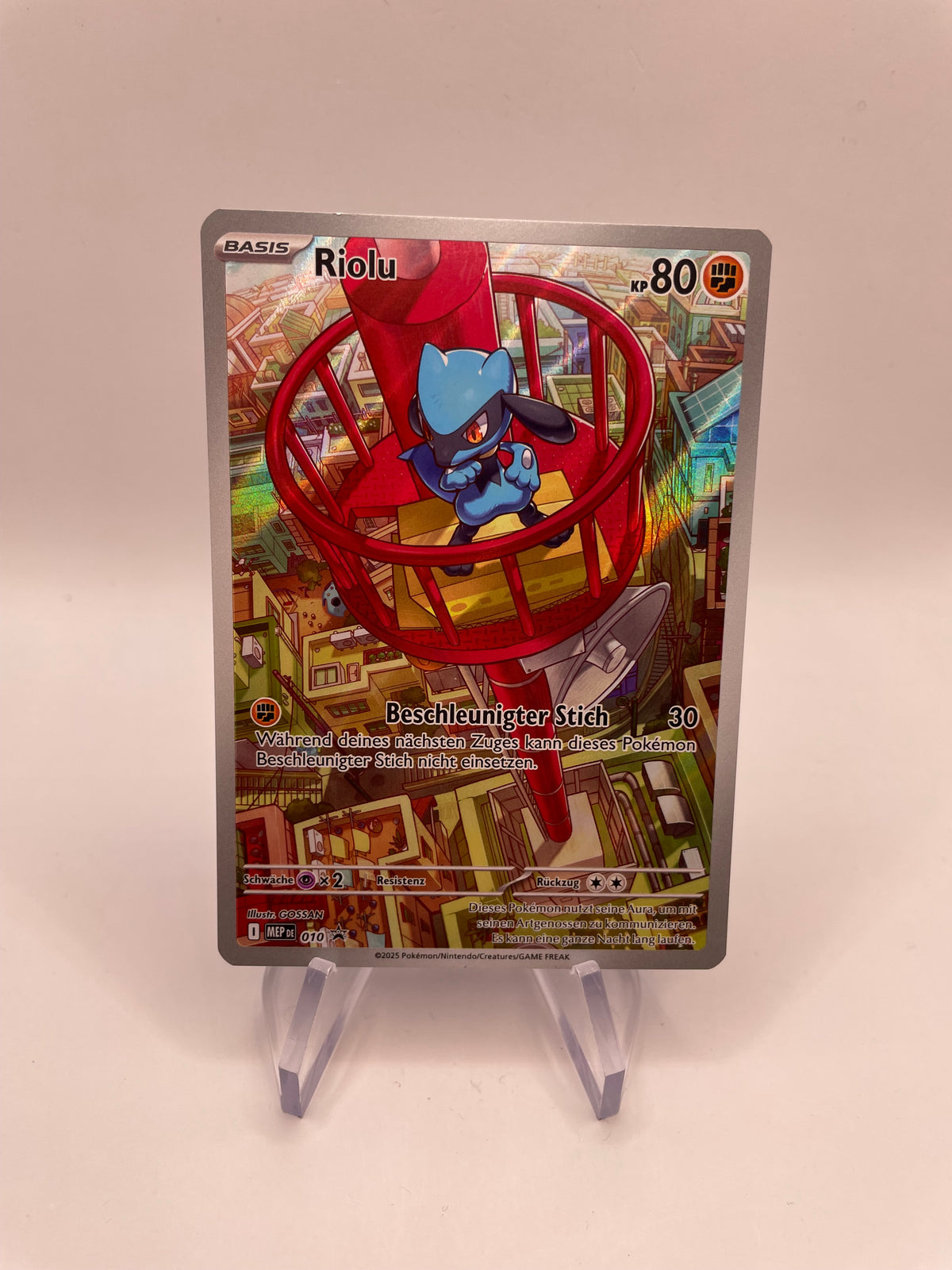 Pokemon Karte Art Rare Promo Riolu 10 Deutsch