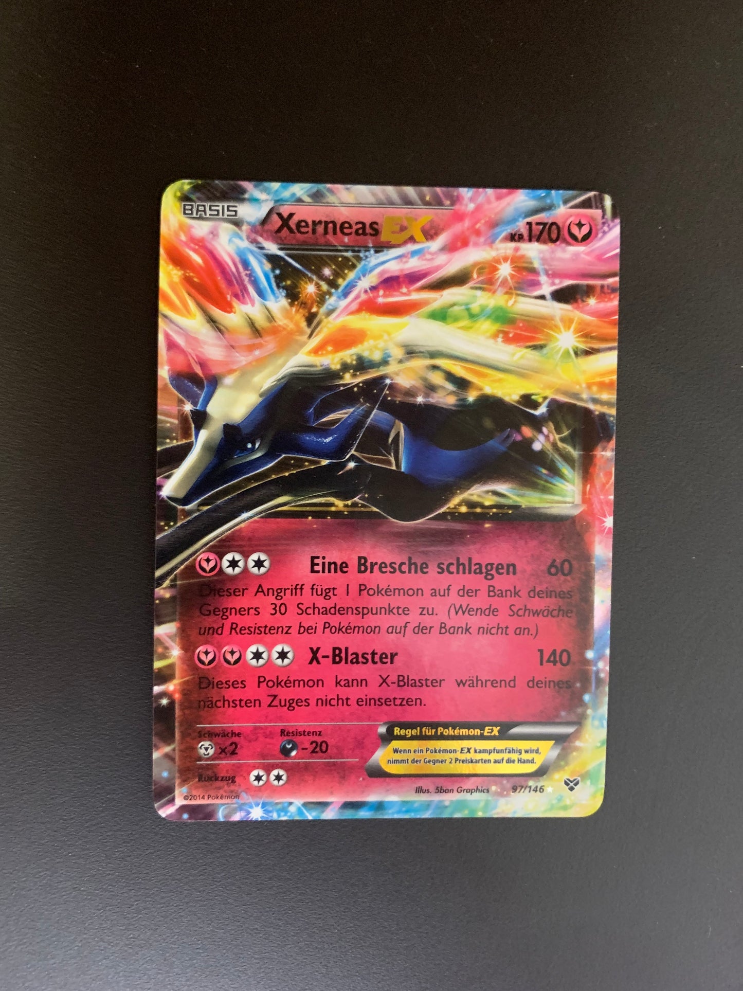 Pokemon Karte Ex Xerneas 97/146 Deutsch