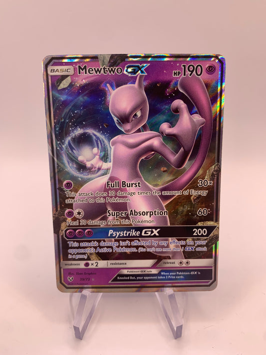 Pokémon card GX Mewtwo 39/73 English