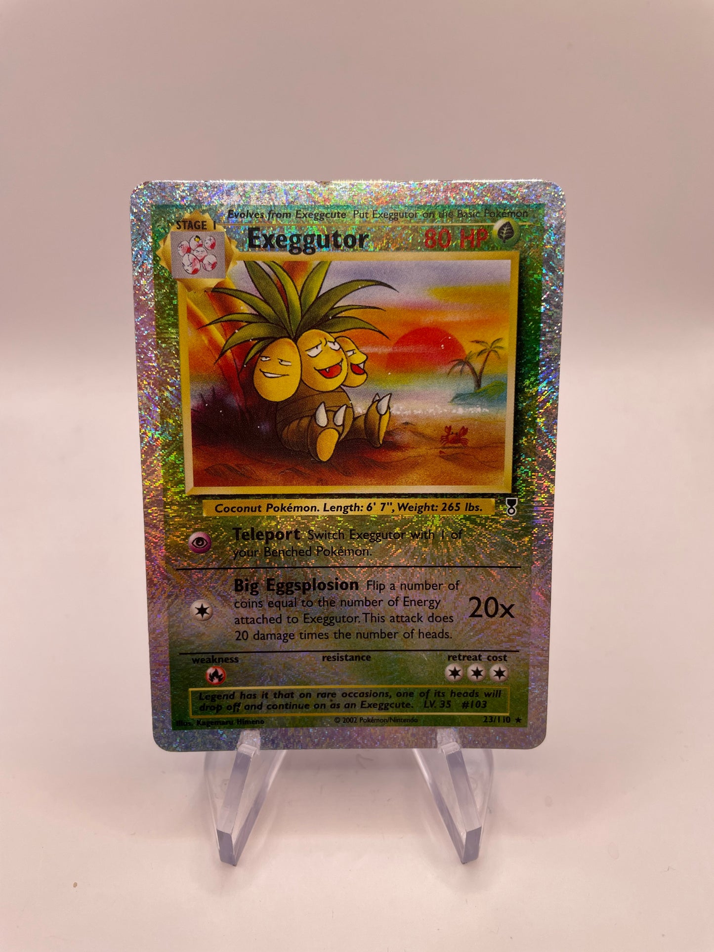 Pokemon Karte Legendary Collection Kokowei 23/110 Englisch