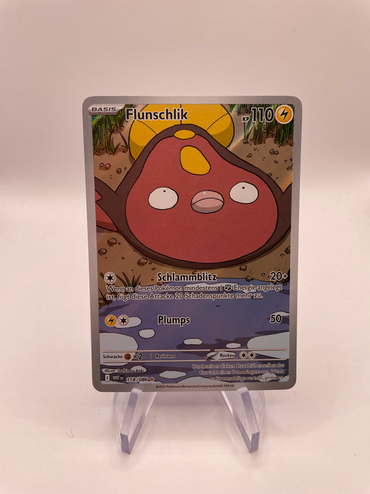 Pokémon Karte Art Rare Flunschlik 118/86 Deutsch